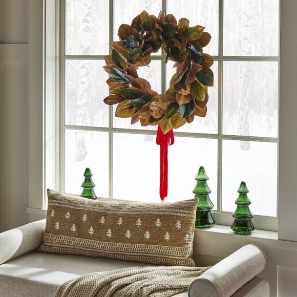 Lumbar Woven Tree Pillow Camel – Threshold Studio McGee, Target Christmas 2023 - Picture 2 of 6
